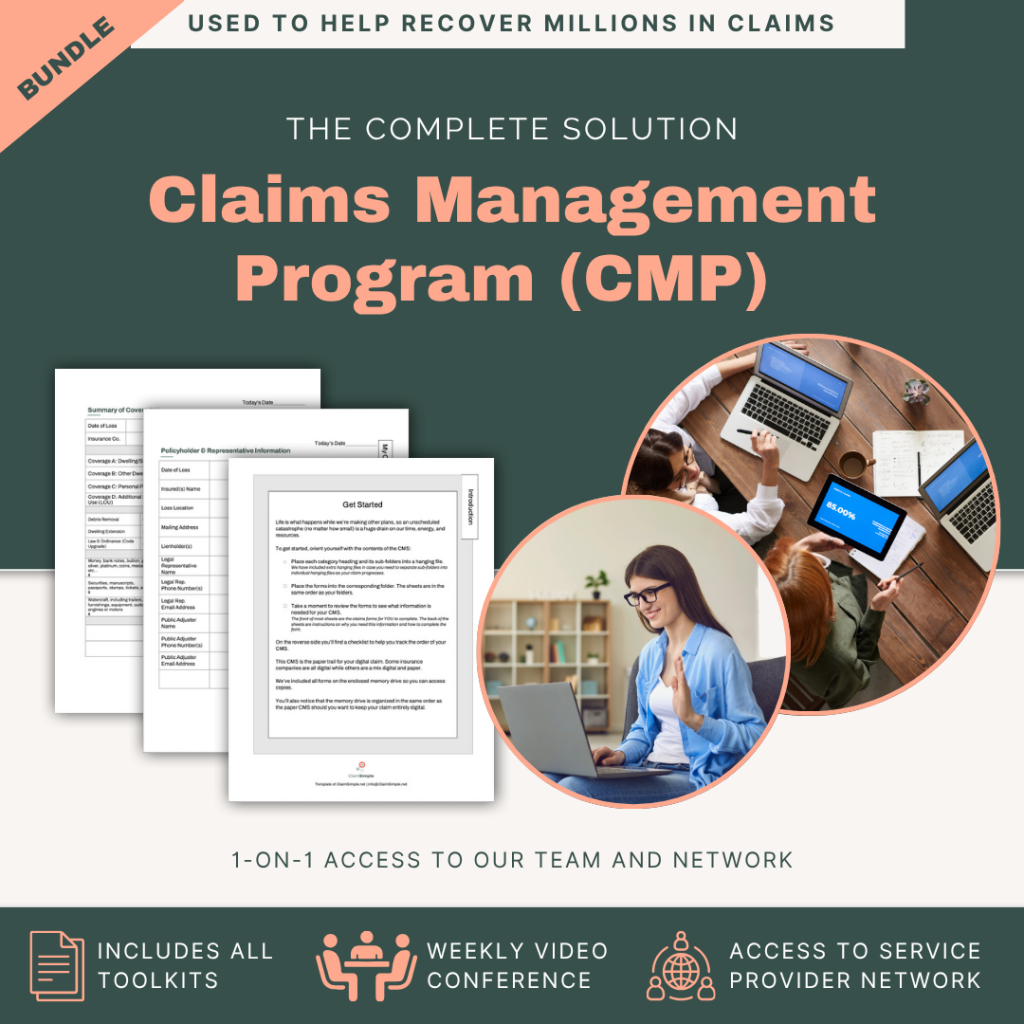 Claims Management Program (CMP) | ClaimSimple